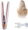 Planchas del Pelo, Plancha de pelo profesional, Plancha de pelo 2 en 1, Portable Hair Curler, Mini Travel Hair Straightener, Mini Dual-Purpose Curling Iron para cabello rizado o liso (rosa)