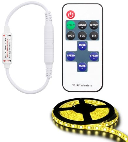 Controller dimmer LED e 12 V senza fili – Telecomando wireless RF dimmer