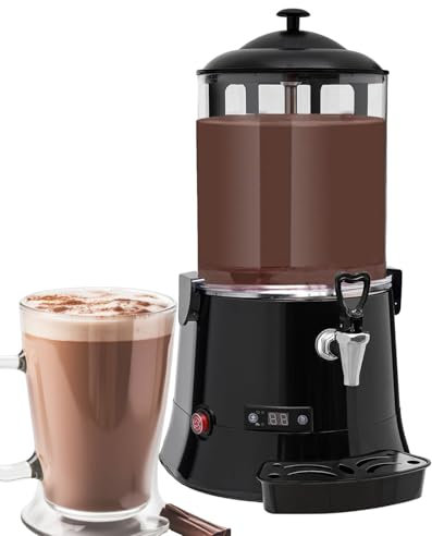 Large Capacity Chocolate Hot Drink Maker, Hot Melt Machine, Hot Chocolate Dispenser Heater, Chocolate Coffee Milk Tea Heating Machine, with Stirring Function,110V