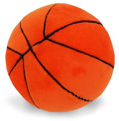 Lullaberry My First Basketball - Juguete sensorial de peluche para bebé, juguete deportivo suave y seguro para bebés, niños y niñas de 8 cm