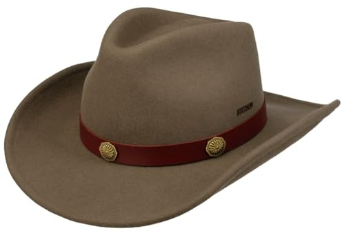 Stetson Tamalo Sombrero Western Fieltro de Lana Hombre Otono Invierno