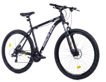 BERLIN BIKE Mountainbike MTB1 – mit komplettem Shimano Set - 21 Gang Shimano FD-TZ500/RD-TY300D, Dacron Hydraulische Scheibenbremsen