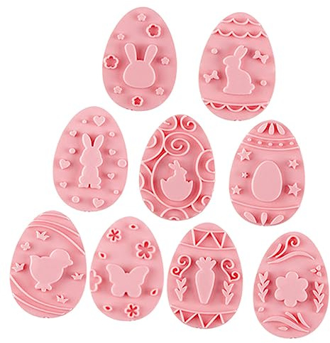 Mipcase 9pezzi Stampi Per Biscotti Pasqua Da Stampi Da Te Per Dolci Pasquali Utensili Per Dolci Riutilizzabili