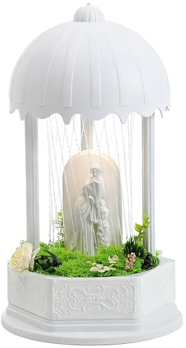 LumiRuiss Muse Goddess Oil Rain Lamp – Sculptural Mood Lighting & Customizable Display Stand, Artistic Ambience Décor with Aroma Diffuser for Home & Commercial Spaces