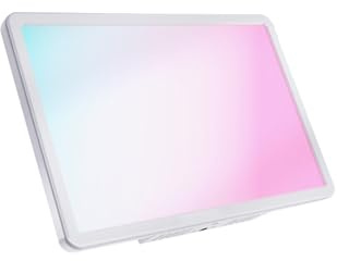 XUMIUZIY Panneau Lumineux LED RVB 2500 K-9900 K, Contrôle par Application de Lumière Vidéo LED 100 W, 24 Effets Intégrés, Lumière de Studio Professionnelle avec écran LCD TFT pour Les Jeux (Prise UE)