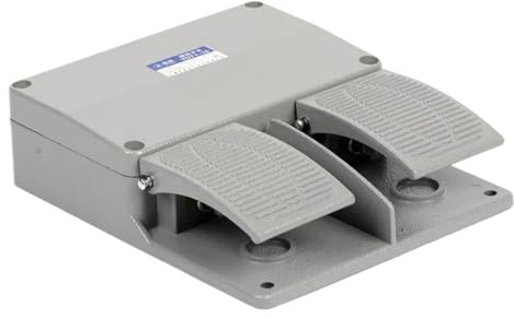YDT1-18 250 V 380 V 10 A fotkontroll pedalbrytare dubbelpedal för bockningsstans maskin