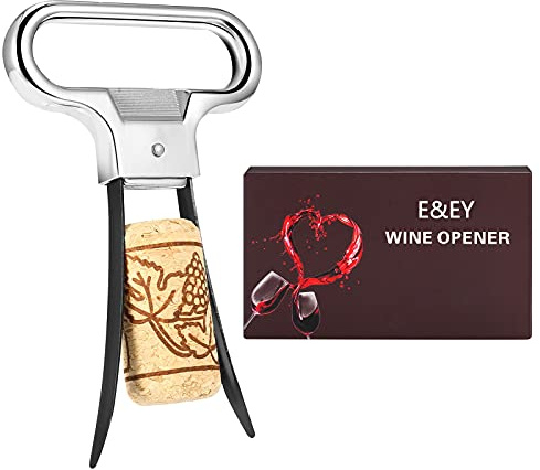 Ah-So - Abridor de botellas de vino, sacacorchos, extractor de corcho de dos puntas