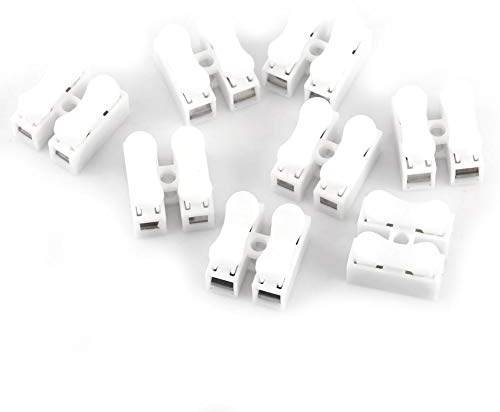 TOPINCN 100 pcs Morsetto a Molla Connettore Terminale Cavo Fine Commodities Cavo connettore rapido Morsettiera Morsettiera Cavo Collegamento