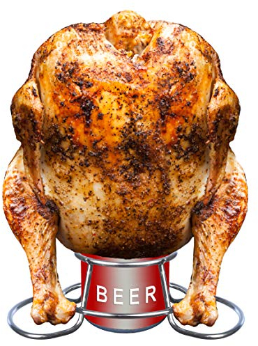PBKay Beer Can Chicken Stand - Stainless Steel Beer Chicken Roaster Rack