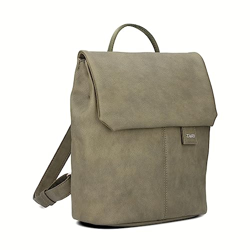 Zwei Unisex Mademoiselle.m Mr8 Nubuk-Olive Rucksack, Einheitsgröße