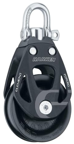 Harken Premium Sailing 60 mm Einzelelement, schwenkbarer Bootsblock, Teil 6260