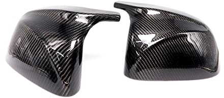 Spiegelkappen Für BMW X3 X4 X5 X6 X7 G01 G02 G05 G06 G07 2018 2019 2020 2021 2022 Shells Rearview Cap Real Carbon Fiber Mirror Cover Seitenspiegel Abdeckkappen (Farbe : Kohlefaser)