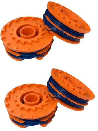 Puupaa String Trimmer Replacement Spool Line For MacAllister B&Q MGT35025 MGT45028 MGT60030 Strimmer Spool Line Replaces-4 PCS