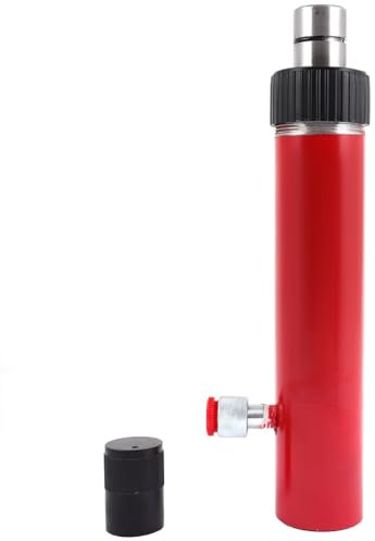 LSAILON 10 ton kapacitet hydraulisk handpump porta kraftpump strömtyp cylinder hydrauliskt uttag – röd