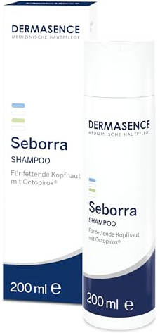 DERMASENCE Seborra Shampoo 200 ml, Shampoo antiforfora per detersione medica delicata, Shampoo capelli grassi con Allantoina e Pantenolo, Shampoo dermatite seborroica al Mentolo