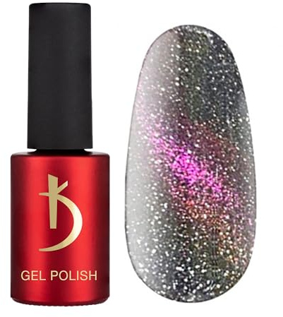 K Professional Nagellack - Cat Shine - Grey Pink - Gel Nail Polish UV LED -7ml- UV Nagellack - Gel Nägel - Gellack - 21CS (Magnetisch Grau Rosa)
