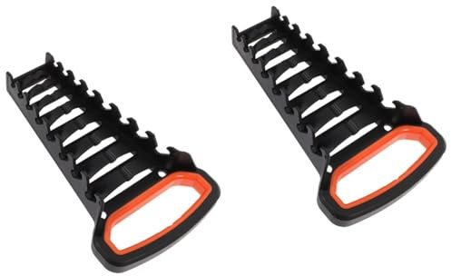 jojofuny 2pièces Porte-outils à Cliquet Avec Emplacements Organisateur Pratique Pour Clés à Et Douilles Pour Ateliers Et Bureaux