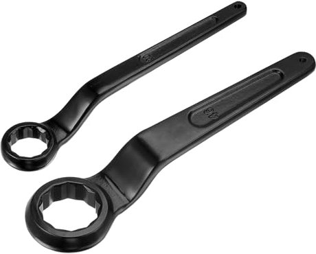 QUARKZMAN 2pz Chiave a Bussola a Doppia Testa Offset 46mm 30mm Chiave Colpi in Acciaio ad Alto Tenore di Carbonio