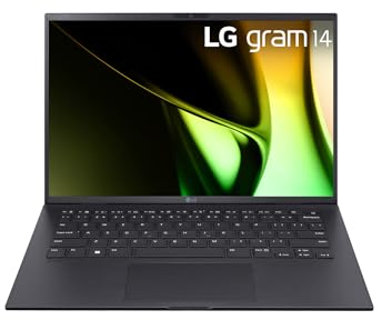 LG Gram 14ZD90S-G.AX75B Computer portatile, Intel Core Ultra 7, FreeOS, 16 GB RAM, 512 GB SSD, 1,1 kg, 29,5 h di autonomia, nero