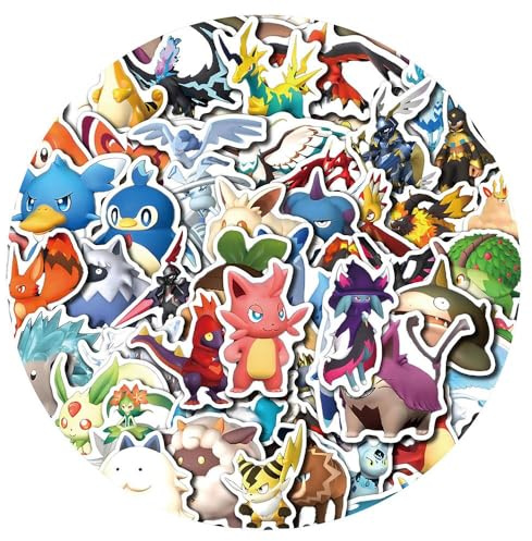 50Pcs Palworld Stickers Aesthetic Stickers for Laptop Stickers Motorcycle Bicycle Skateboard Luggage Decal Graffiti Patches Cute Stickers forTeens