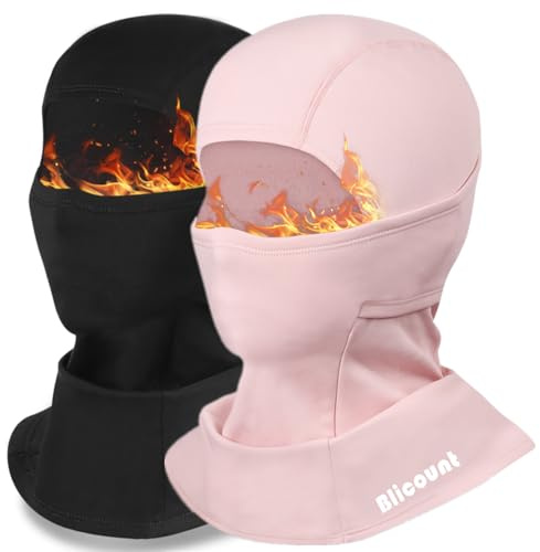 Blicount Sturmhaube Winter Balaclava Herren Damen Winddicht Warm Skimaske Sturmmaske Fahrrad Atmungsaktiv Gesichtshaube für Motorrad Skifahren Outdoorsports