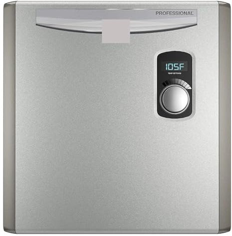 YQVEOT Instant Water Heater, Electric Water Heater Tankless Electric Heater 24kW, Gray Heating In Winter, Electric Water Heaters for Kitchen Bathroom