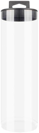 Yhsioaklo Vaso con Tapa para Pelotas de Tenis, Recipiente Transparente Resistente, Ideal para Tenis, Pong y Otras Pelotas Deportivas