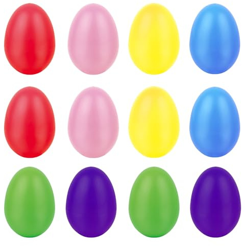 Coctelera de huevos sensoriales coloridos para aprendizaje temprano, entrenamiento de ritmo auditivo, huevos sensoriales coloridos seguros
