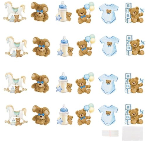 Happy Birthday Cake Toppers 24 Piece Party Cupcake Mini Sticks