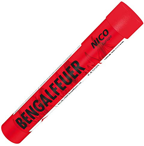 Bengalfeuer Rot 1 Stück Bengalfeuer Nico Bengalen Bengalo Feuerwerk