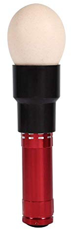 Xrten Schierlampe, Ei Inkubator Tester Taschenlampe, Brutmaschine für Überwachung von Ei-Inkubator Brutgerät Schlüpfhuhn Rot