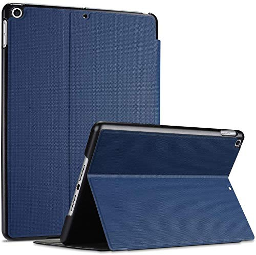 ProCase Buchdeckel Hülle für iPad 9. Generation 2021/8. Generation 2020/7. Generation 2019 10.2 Zoll, Schutzhülle Smart Case Cover Kompatibel mit iPad 9/8/7 -Navy | 2021 / 2020 / 2019 Releases, stoßfeste, schlanke Schutzhülle, Multi-Winkel-Folio-Schutzhülle