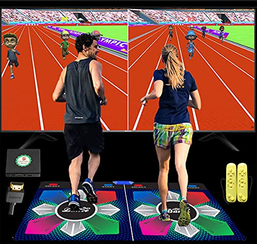 Tanzmatte für Kinder und Erwachsene, Geburtstagsgeschenke für Jungen und Mädchen, weiche Spielausrüstung mit englischem OS, Plug and Play Tanzpad mit kabellosem Empfänger