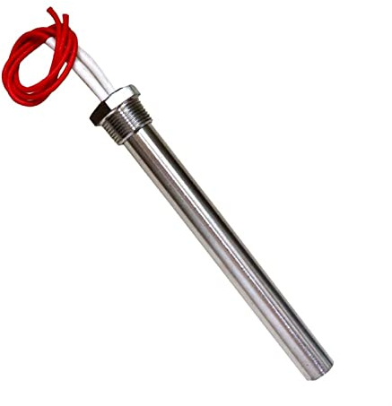 1pc 12v Cartridge Heater 3/4 Thread Immersion DC Stainless Steel Water Heater Element 200w/300w (Color : 12v, Size : 300W 20x200mm)