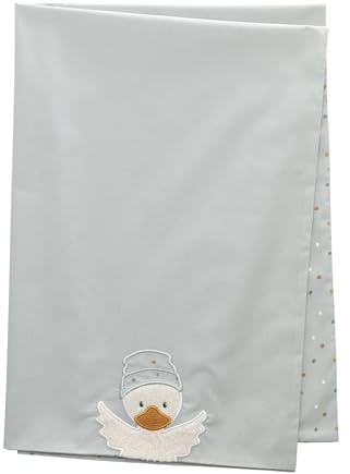 UV Decke Ente Edda Lou, Schmusedecke zum Wenden mit UV 50+, 70 x 100 cm,