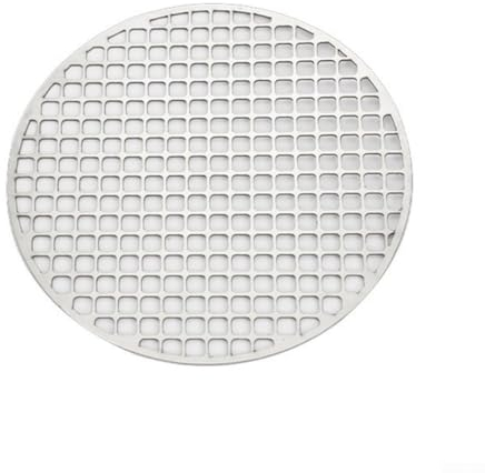 Zoegneer Rundes Edelstahl-Grillnetz mit runder Grillmatte, Mehrzweck-Grillroste für BBQ-Grill (20 cm)