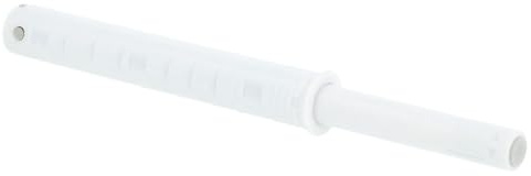 MS Beschläge Pinze per mobili con punta in gomma a pressione, push-to open, paraurti per porta, ammortizzatore (bianco, lungo)