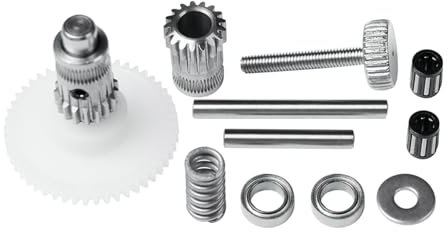 ZEPFJHE 3D-Drucker-Extruder-Teile, Doppelgetriebe für ABS-Kunststoff, TPU, PETG, 1,75 mm Filamente