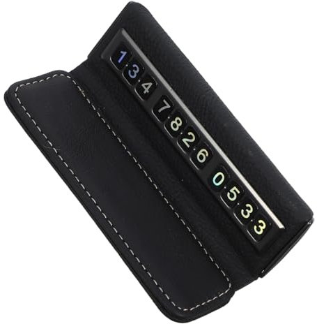 IMIKEYA Car Temporary Parking Card for All Vehicles Stylish Design Durable and Protects Privacy Elegant Car Ornament