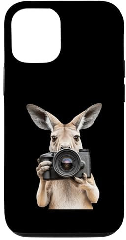 Kangourou Photographe Caméra Photographie Coque pour iPhone 12/12 Pro