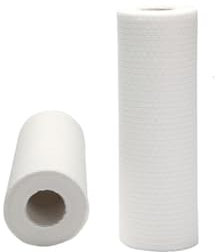 Kitchen Roll Reusable Lazy Rags Bamboo Towels Wet and Dry for Kitchen Dishcloths Hand Towel Rolls Organic Dishwashing Cloth White for Home Care and Cleaning