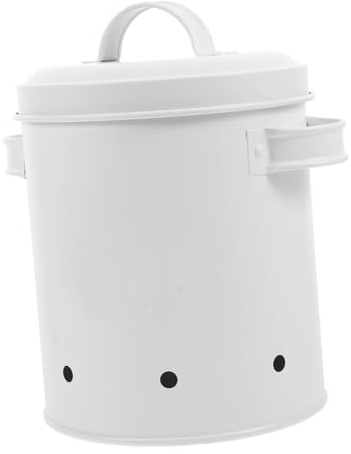 Hemobllo Pot de Rangement Cuisine pour Oignons Ail et Pommes de Terre Boîte de Conservation Multi Usage Seau de Stockage Compact et Élégant pour Maison et Restaurant