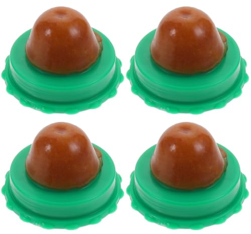 JOINPAYA Friandises À l'herbe À Chat À Lécher Lot De 4 Sucettes Cataire Naturelles Et Comestibles Collation pour Chatons Aide À Stimuler L'Appétit Et La Digestion 3.50 Cm