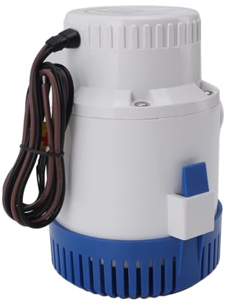 CFTGIW 3000GPH Electronic Automatic Bilge Pump Quiet Submersible Bilge Pump for Swimming Pools Spas 12V Insulator. Installation Erosion Plastic Submersible is Plastic and an The The (12V)