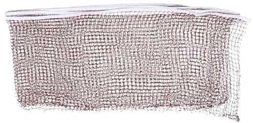 WOONEKY Badmintonnetz Faltbar 6,10m X 76cm aus Polypropylen für Garten und Outdoor Tragbares Volleyball und Tennisnetz für Drinnen und Draußen