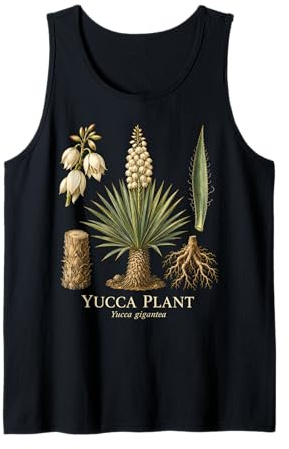 Yucca Plant Yucca Gigantea Desert Flower Plant Study Tank Top