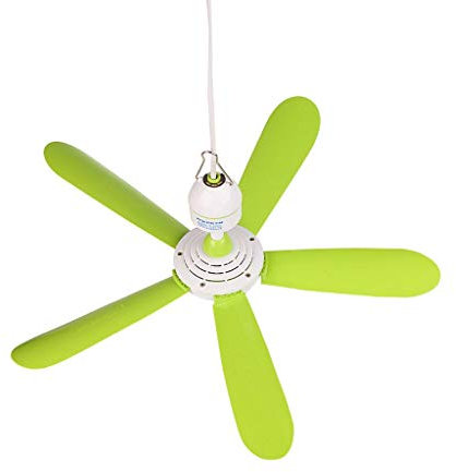 MU Home Soggiorno Camera da Letto Fan-Fan Diametro 50Cm Green Five Leaves Mini Mute per Non ferire l'Hand Dormitory Office dell'Home