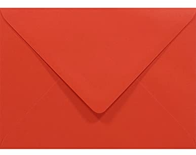 Netuno 100 Umschläge Rot DIN B6 12,5x17,5 cm festlich, schön und elegant | 80g Rainbow · schöne rotfarbene Briefumschläge Farbpapier für Weihnachten, Nikolaus, Valentinstag & Liebesgrüße