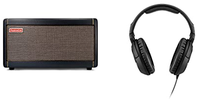 Positive Grid Spark + HD 200 Pro Studio Headphone, Combo Guitare Amplificateur de 40 Watts pour Guitare Électrique, Acoustique et Basse, Appli Mobile