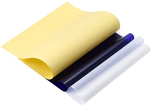 100 Blatt Tattoo-Transferpapier, Tattoo-Thermoschablone, Transferpapier, Druckerpapier, 4-lagig, A4-Größe für Tätowierung, Kopie, Kohle-Texturpapier, Tattoo-Zubehör